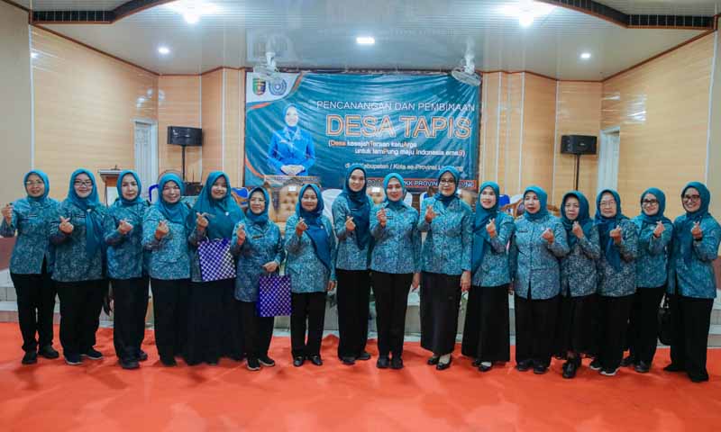 Ketua Tim Penggerak PKK Provinsi Lampung, Purnama Wulan Mirza | Foto: Ist.